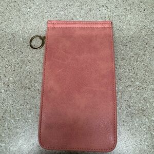 Peachy Pink slim wallet